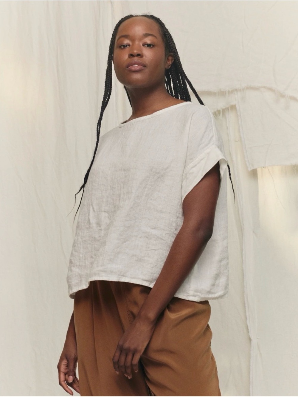Elizabeth Suzann Georgia Linen Tee